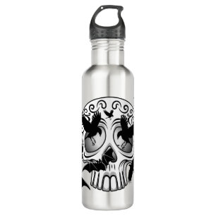 Skull Halloween Dekorative Calaveras Edelstahlflasche