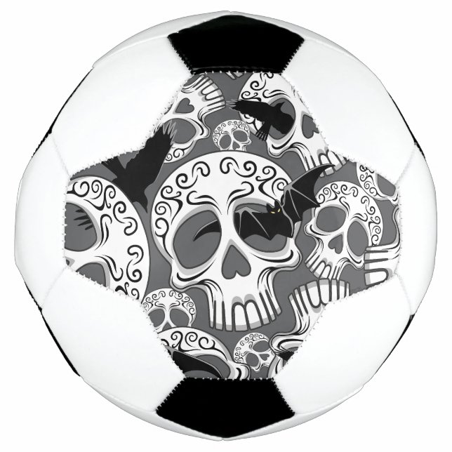Skull Halloween Dekorative Calaveras Fußball (Vorderseite)