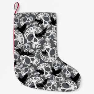 Skull Halloween Dekorative Calaveras Kleiner Weihnachtsstrumpf