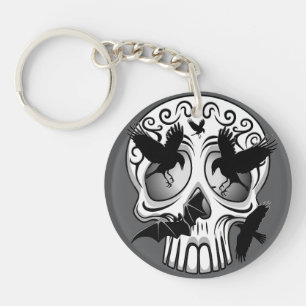 Skull Halloween Dekorative Calaveras Schlüsselanhänger