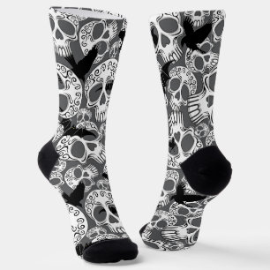 Skull Halloween Dekorative Calaveras Socken