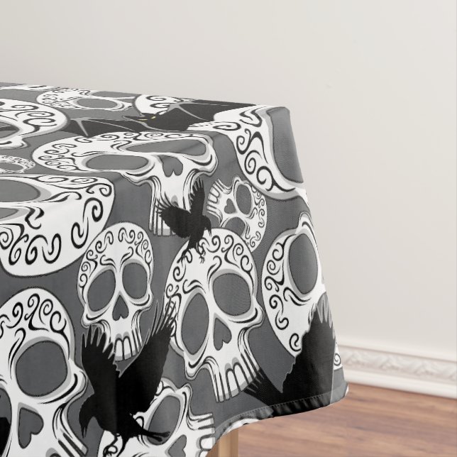 Skull Halloween Dekorative Calaveras Tischdecke (Beispiel)