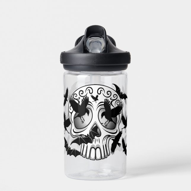 Skull Halloween Dekorative Calaveras Trinkflasche (Vorne)