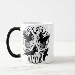 Skull Halloween Dekorative Calaveras Verwandlungstasse