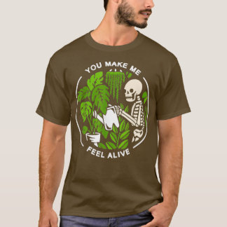Skull Halloween, du bringst mich zu einem lebendig T-Shirt