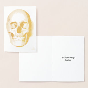 Skull Halloween of the Dead Custom Foil Card Folienkarte