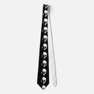 Skull Hand Zeichne Neck Tie Krawatte
