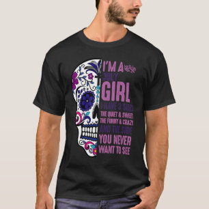 Skull I habe drei Seiten 3 Juli GIrl Mexican Sugar T-Shirt