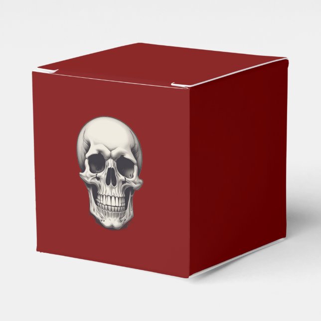 Skull Illustration Geschenkschachtel (Vorderseite)
