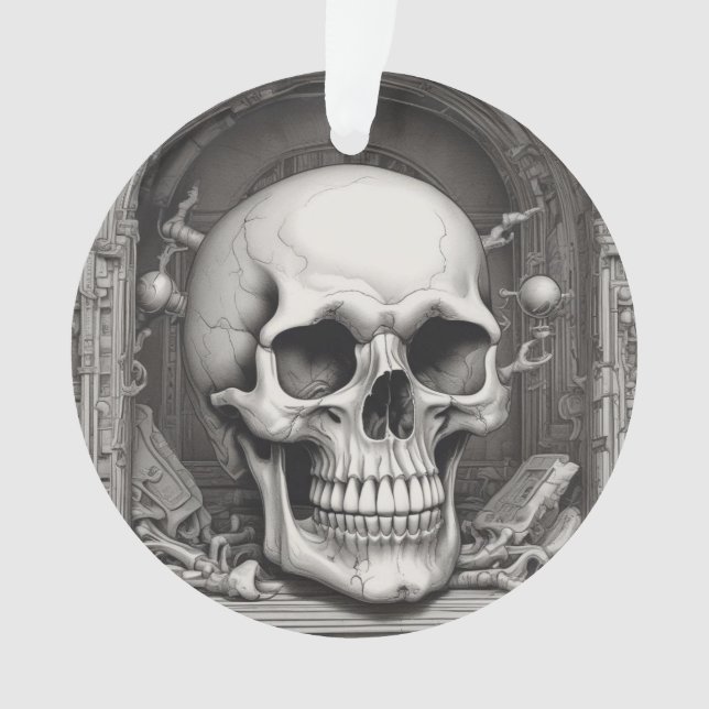Skull Illustration Ornament (Vorderseite)
