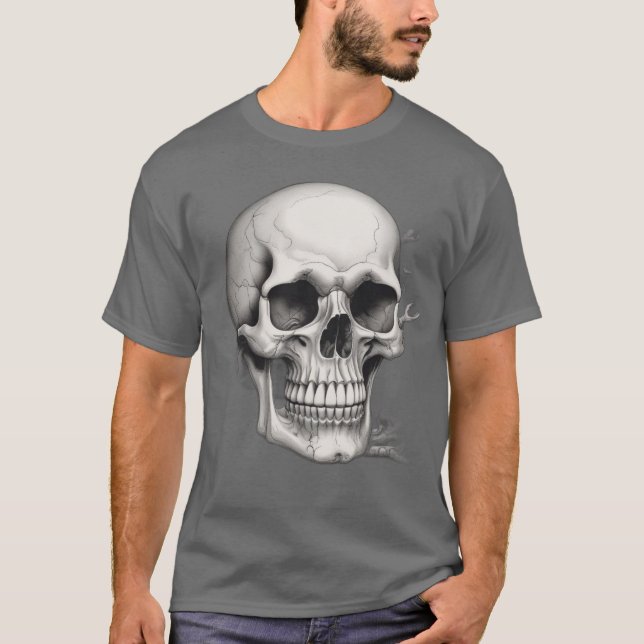Skull Illustration T-Shirt (Vorderseite)