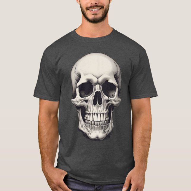 Skull Illustration T-Shirt (Vorderseite)
