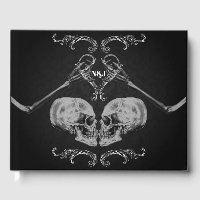 "Skull in Liebe" Vintage Skelette Schwarze Hochzei