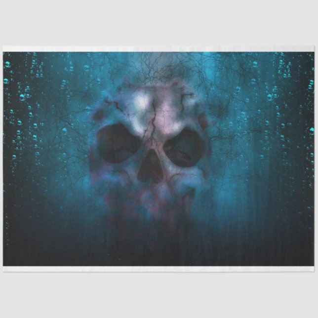 Skull in Space 15 Dekoupage Tissue Seidenpapier (Vorderseite)