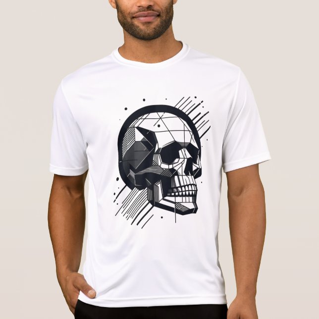 Skull in verschiedenen Stilen 18 T-Shirt (Vorderseite)