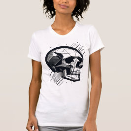 Skull in verschiedenen Stilen 19 T-Shirt