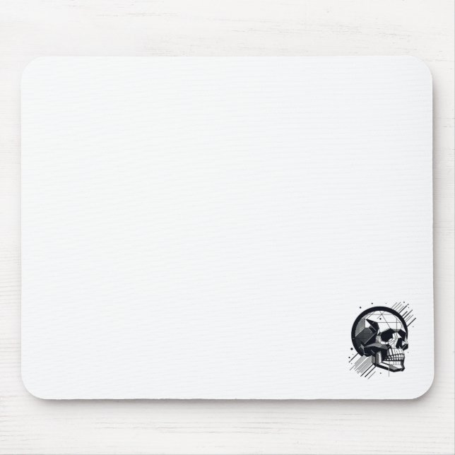 Skull in verschiedenen Stilen 34 Mousepad (Vorne)