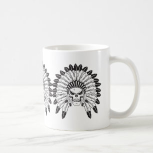 Skull Indianer Tasse