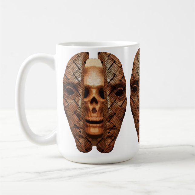 Skull inside: Enthüllung innerer Komplexität Kaffeetasse (Links)
