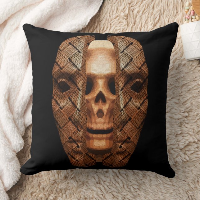 Skull inside: Enthüllung innerer Komplexität Kissen (Decke)