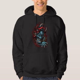 Skull Japanisch Hoodie