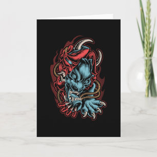 Skull Japanisch Karte