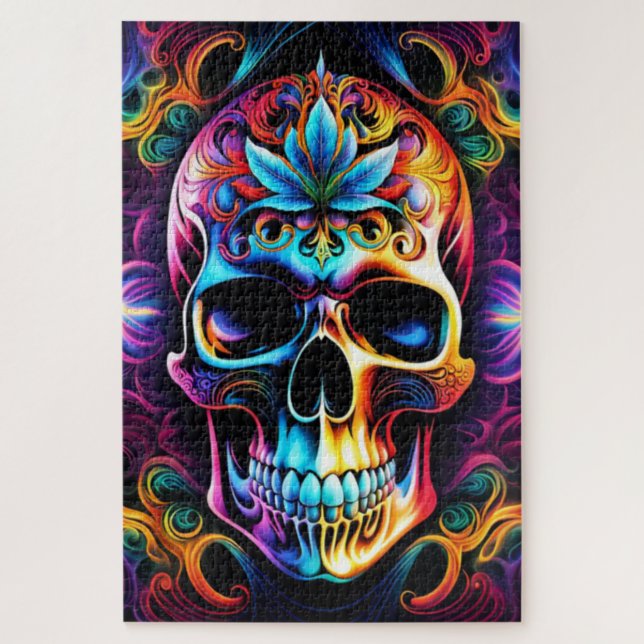 Skull Jigsaw Puzzle (Vertikal)