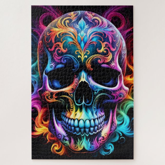 Skull Jigsaw Puzzle (Vertikal)