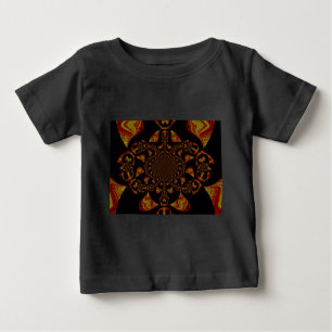 Skull Kaleidoskop Art Print Baby T-shirt