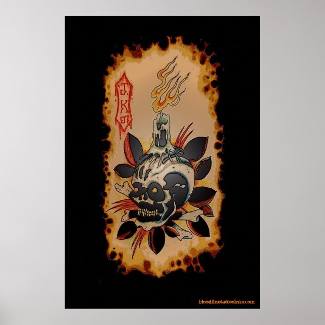 Skull & Kandle Poster (Vorne)