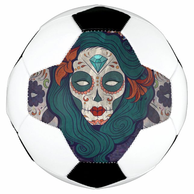 Skull Ladys Fußball (Vorderseite)