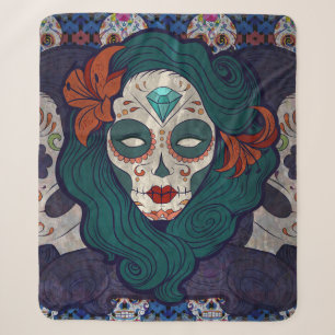 Skull Ladys Sherpadecke