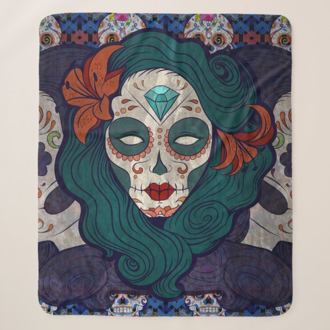 Skull Ladys Sherpadecke (Vorderseite)