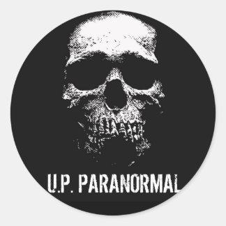 SKULL-LOGO - STICKERBLATT RUNDER AUFKLEBER