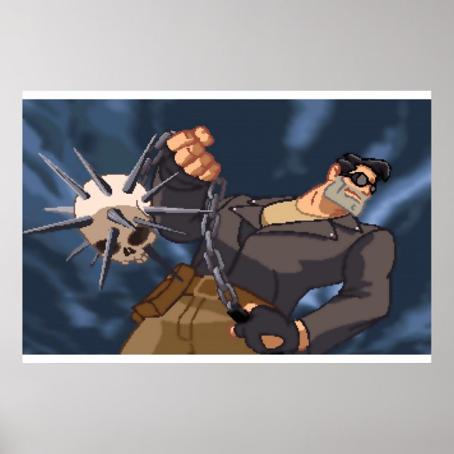 Skull Mace Poster (Vorne)