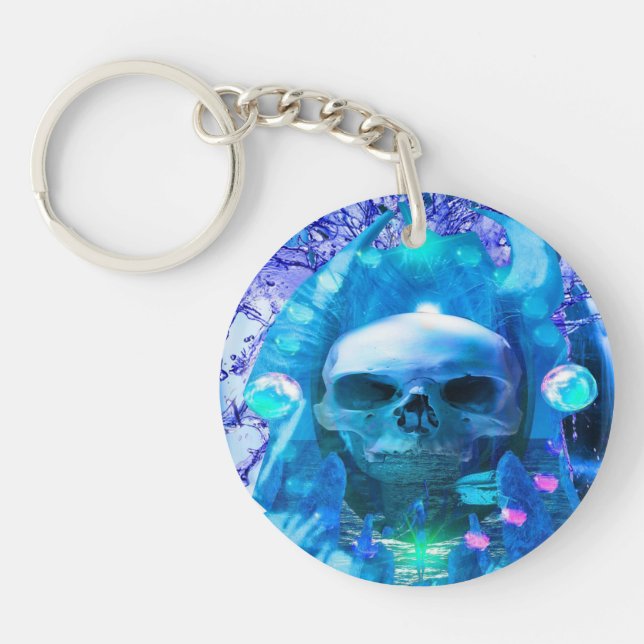 Skull Magician Schlüsselanhänger (Vorderseite)