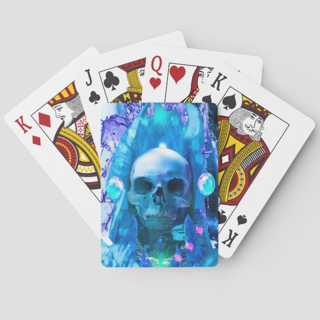 Skull Magician Spielkarten (Rückseite)