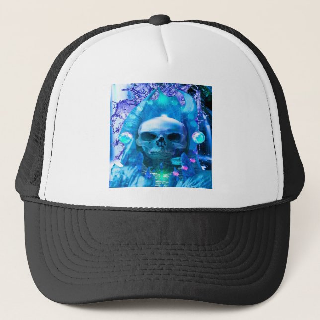 Skull Magician Truckerkappe (Vorderseite)