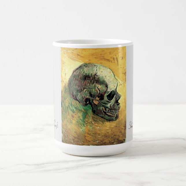 Skull-Malerei, Van Gogh- Berühmtes Gemälde Kaffeetasse (Mittel)