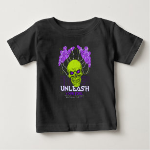 Skull-Manipulation befreien Sie Ihre Gedankenillus Baby T-shirt