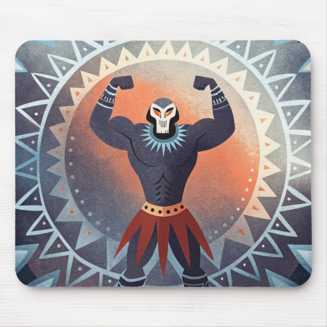 Skull-Masked Tribal Titan Mousepad (Vorne)