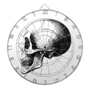 Skull-Metallkäfig Dartscheibe