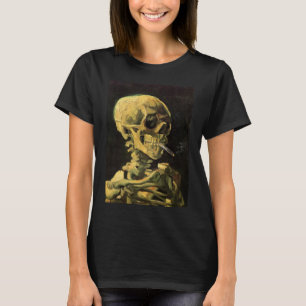 Skull mit brennender Zigarette von Vincent van Gog T-Shirt