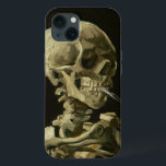 Skull mit Cigarette Van Gogh Case-Mate iPhone Hülle<br><div class="desc">Van Gogh&#39;s expressionistische Gemälde: Skull mit brennender Leinwand der Zigarette</div>
