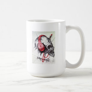 Skull mit Kopfhörer-Design Tasse