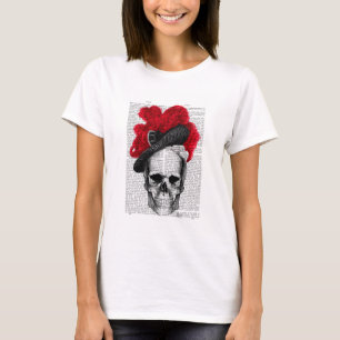 Skull mit Red Hat T-Shirt