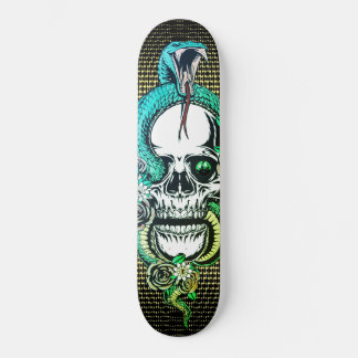 Skull mit Viper Skateboard