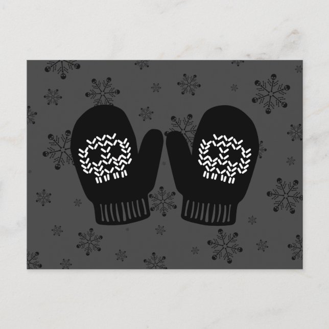 Skull Mittens Postkarte (Vorderseite)