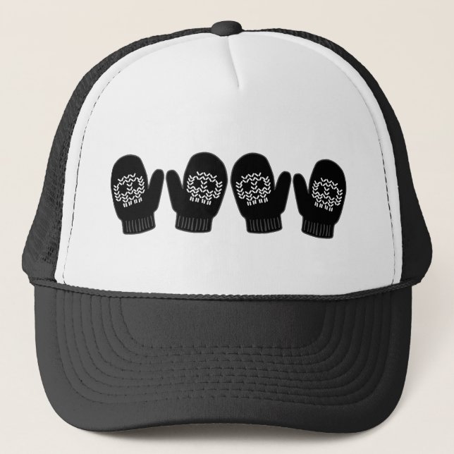 Skull Mittens Truckerkappe (Vorderseite)