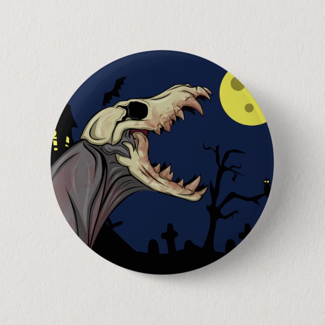 Skull Monster Button (Vorderseite)